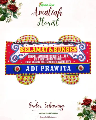 Karangan Bunga Ucapan Selamat sawojajar